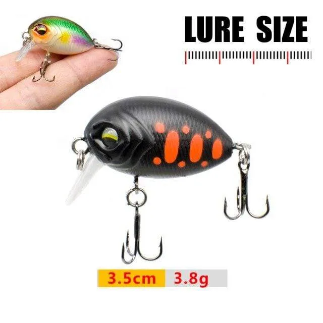 Angelköder 3cm 1.8g Crankbaits 1pcs Micro Hard Pesca Künstliche Köder Mini Köder Minnow für Hecht Bass Forelle