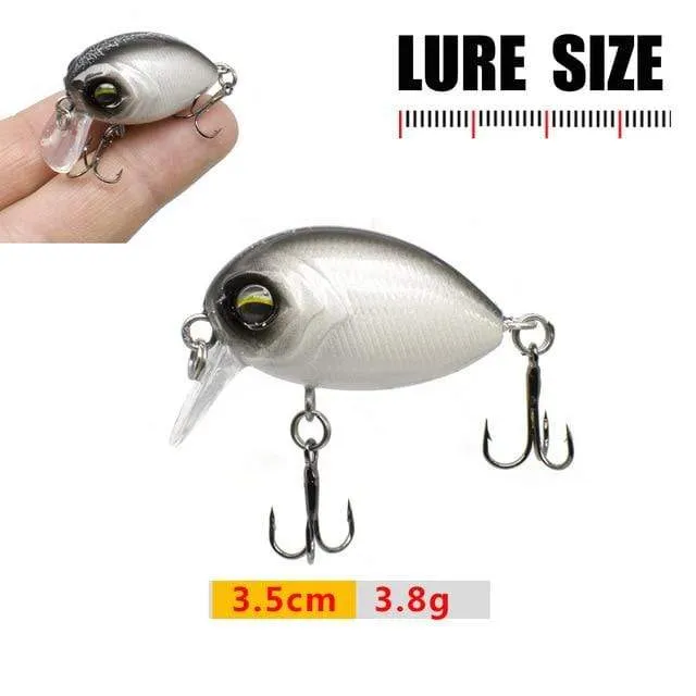 Angelköder 3cm 1.8g Crankbaits 1pcs Micro Hard Pesca Künstliche Köder Mini Köder Minnow für Hecht Bass Forelle