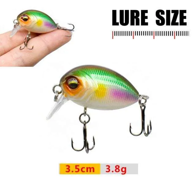 Angelköder 3cm 1.8g Crankbaits 1pcs Micro Hard Pesca Künstliche Köder Mini Köder Minnow für Hecht Bass Forelle