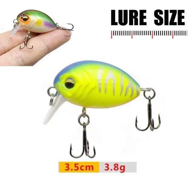 Angelköder 3cm 1.8g Crankbaits 1pcs Micro Hard Pesca Künstliche Köder Mini Köder Minnow für Hecht Bass Forelle
