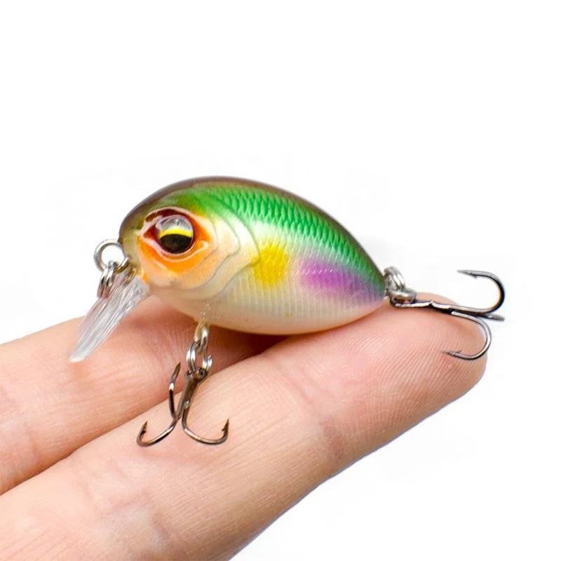 Angelköder 3cm 1.8g Crankbaits 1pcs Micro Hard Pesca Künstliche Köder Mini Köder Minnow für Hecht Bass Forelle