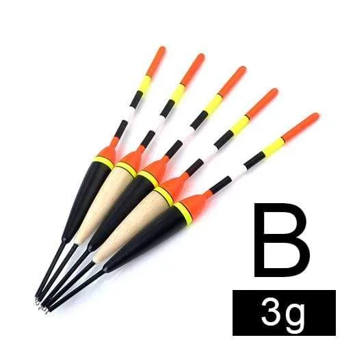 FTK Barguzinsky Fir Light On The Dark 5 Teile/los Angelposen Länge 19–23 cm Posengewicht 2 g–6 g für Karpfenangeln