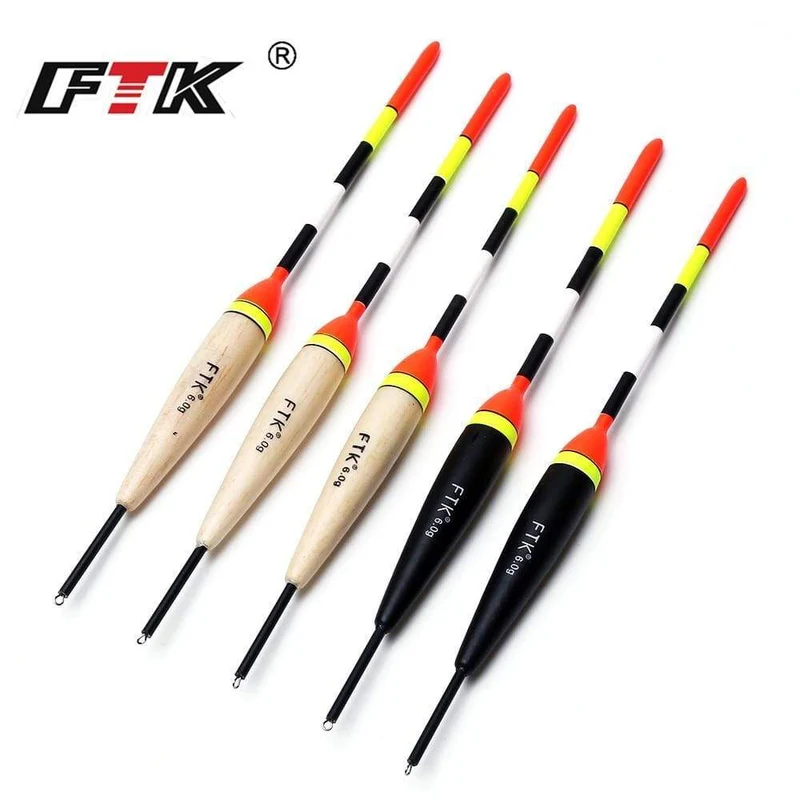 FTK Barguzinsky Fir Light On The Dark 5 Teile/los Angelposen Länge 19–23 cm Posengewicht 2 g–6 g für Karpfenangeln
