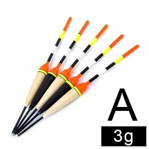 FTK Barguzinsky Fir Light On The Dark 5 Teile/los Angelposen Länge 19–23 cm Posengewicht 2 g–6 g für Karpfenangeln