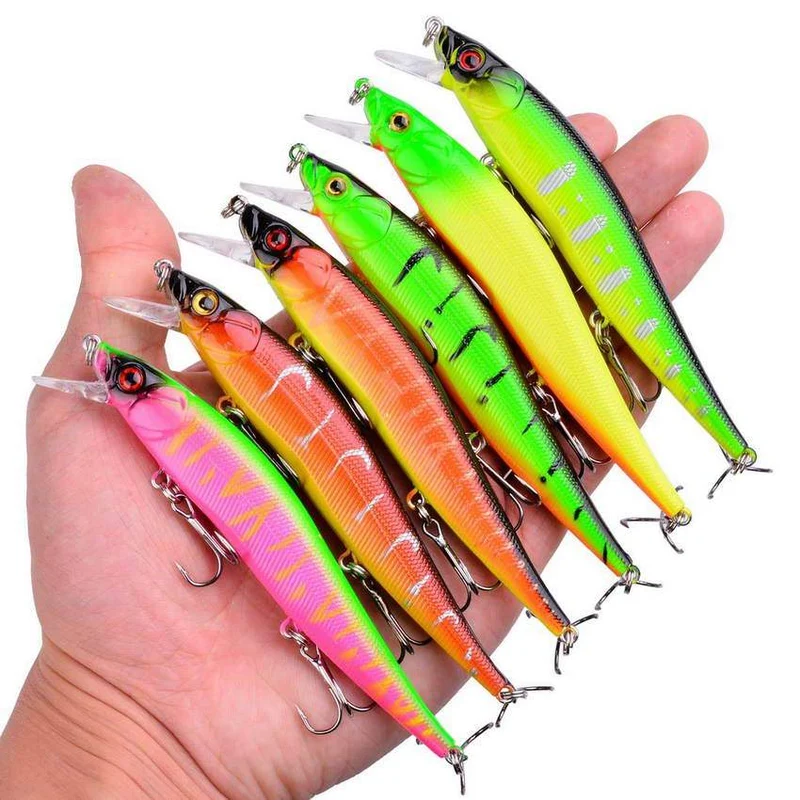 Angeln Locken Set Angeln Harten Köder Mini Minnow Schwimmende Schaukel Crankbait Verrückte Wobbler Künstliche Bionic Kurbel Köder
