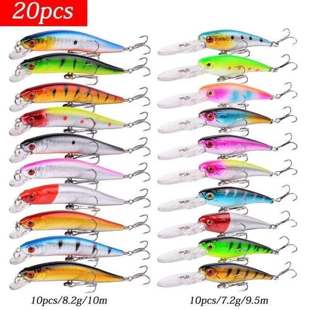 Angeln Locken Set Angeln Harten Köder Mini Minnow Schwimmende Schaukel Crankbait Verrückte Wobbler Künstliche Bionic Kurbel Köder