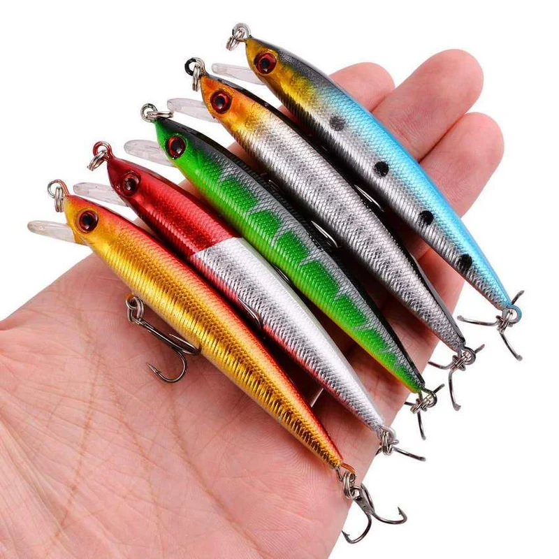 Angeln Locken Set Angeln Harten Köder Mini Minnow Schwimmende Schaukel Crankbait Verrückte Wobbler Künstliche Bionic Kurbel Köder