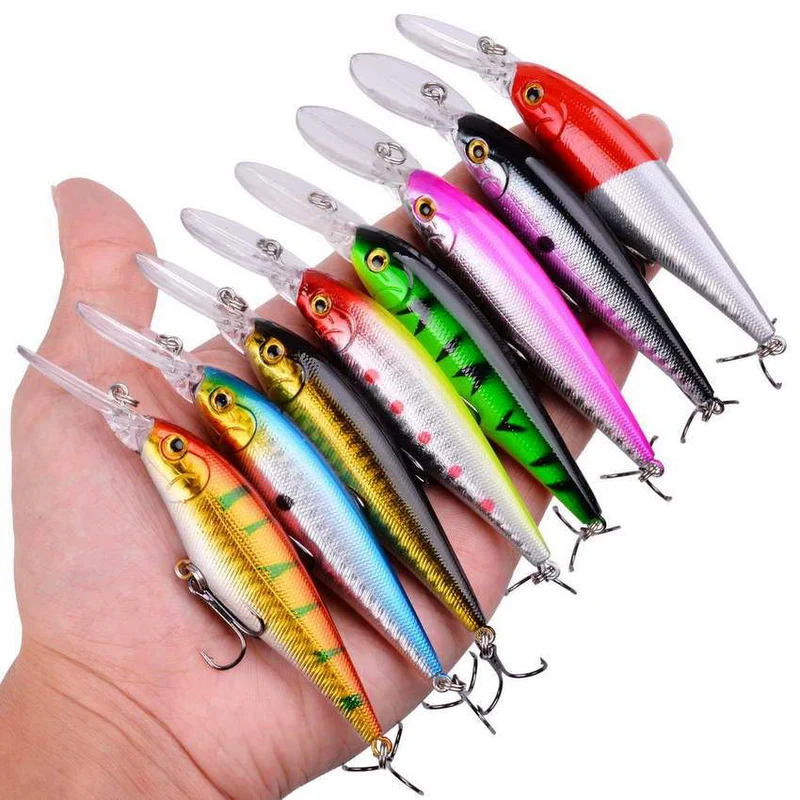 Angeln Locken Set Angeln Harten Köder Mini Minnow Schwimmende Schaukel Crankbait Verrückte Wobbler Künstliche Bionic Kurbel Köder