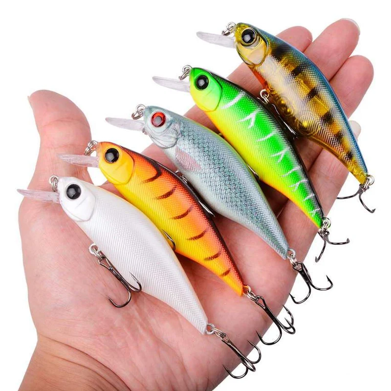 Angeln Locken Set Angeln Harten Köder Mini Minnow Schwimmende Schaukel Crankbait Verrückte Wobbler Künstliche Bionic Kurbel Köder