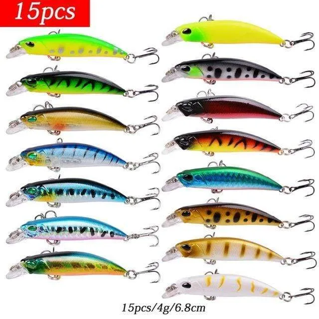Angeln Locken Set Angeln Harten Köder Mini Minnow Schwimmende Schaukel Crankbait Verrückte Wobbler Künstliche Bionic Kurbel Köder