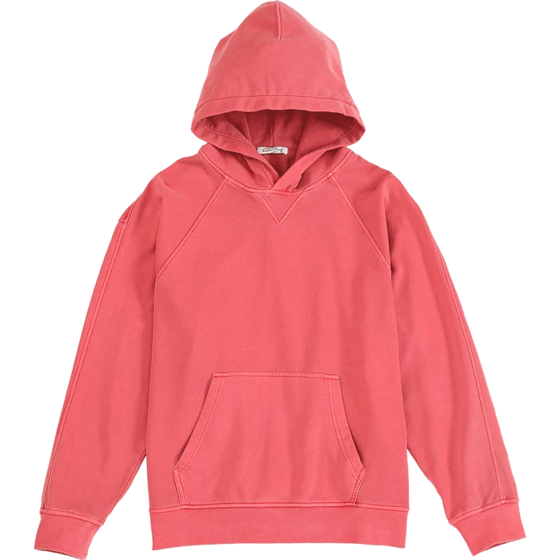Winter Neue Garment Dyed Lose Hoodies Männer Retro Sweatshirts Vintage Raglan ärmeln Jogger Trainingsanzüge