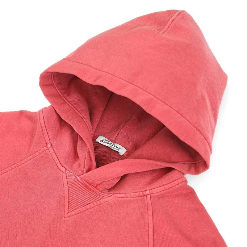 Winter Neue Garment Dyed Lose Hoodies Männer Retro Sweatshirts Vintage Raglan ärmeln Jogger Trainingsanzüge
