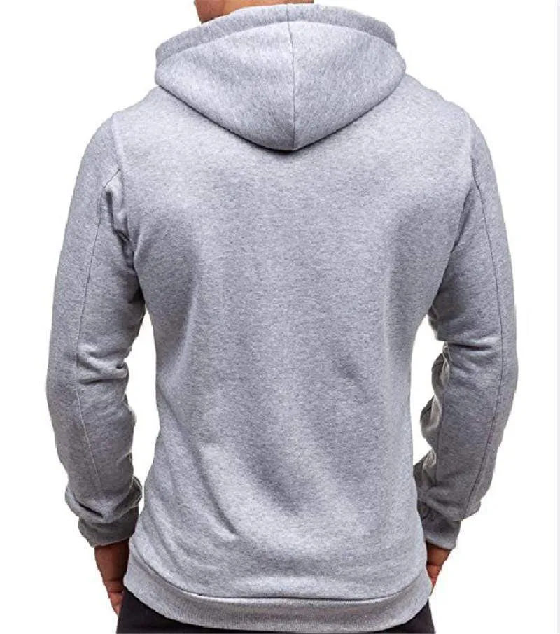 Männer Hoodies Jacke Frühling Kordelzug Reißverschluss Mit Kapuze Sweatshirt Männlich Langarm Tasche Pullover Herbst Hoodie Mantel MWW145