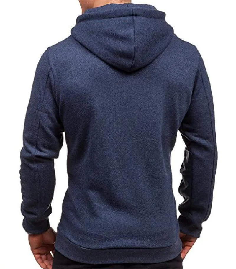 Männer Hoodies Jacke Frühling Kordelzug Reißverschluss Mit Kapuze Sweatshirt Männlich Langarm Tasche Pullover Herbst Hoodie Mantel MWW145