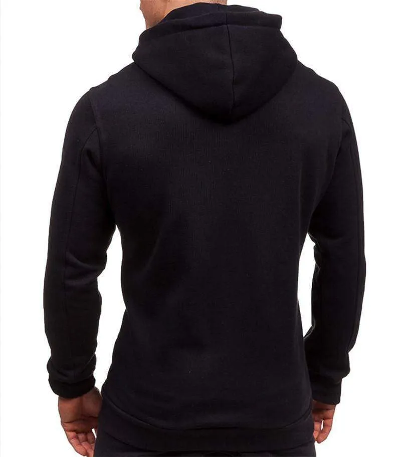 Männer Hoodies Jacke Frühling Kordelzug Reißverschluss Mit Kapuze Sweatshirt Männlich Langarm Tasche Pullover Herbst Hoodie Mantel MWW145