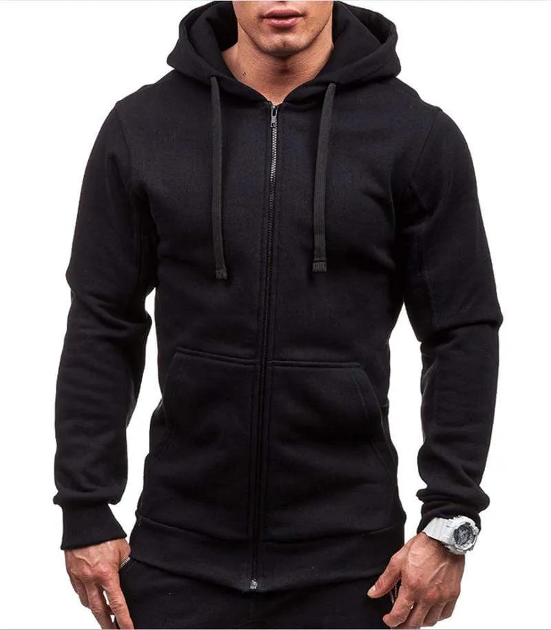 Männer Hoodies Jacke Frühling Kordelzug Reißverschluss Mit Kapuze Sweatshirt Männlich Langarm Tasche Pullover Herbst Hoodie Mantel MWW145