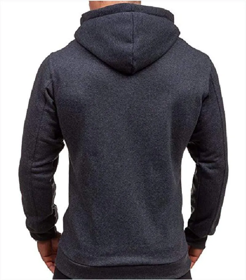 Männer Hoodies Jacke Frühling Kordelzug Reißverschluss Mit Kapuze Sweatshirt Männlich Langarm Tasche Pullover Herbst Hoodie Mantel MWW145