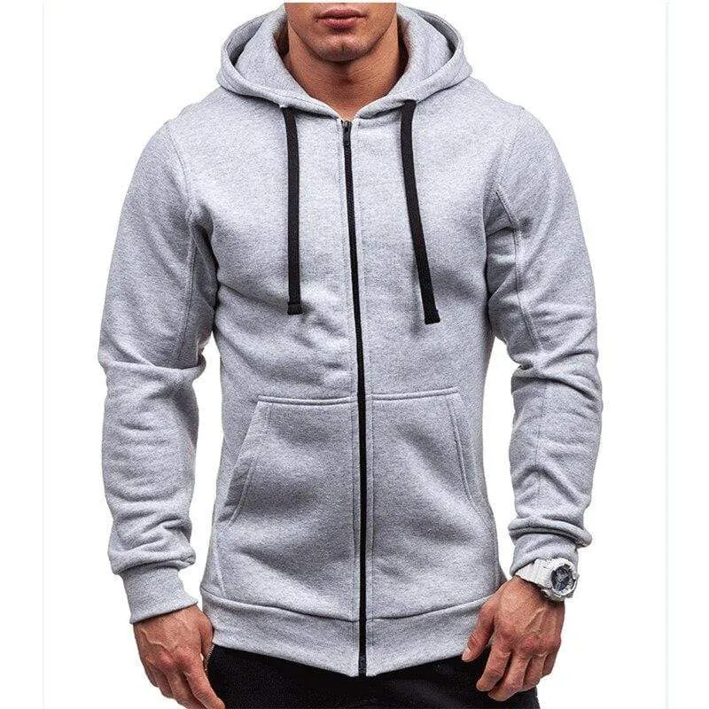 Männer Hoodies Jacke Frühling Kordelzug Reißverschluss Mit Kapuze Sweatshirt Männlich Langarm Tasche Pullover Herbst Hoodie Mantel MWW145