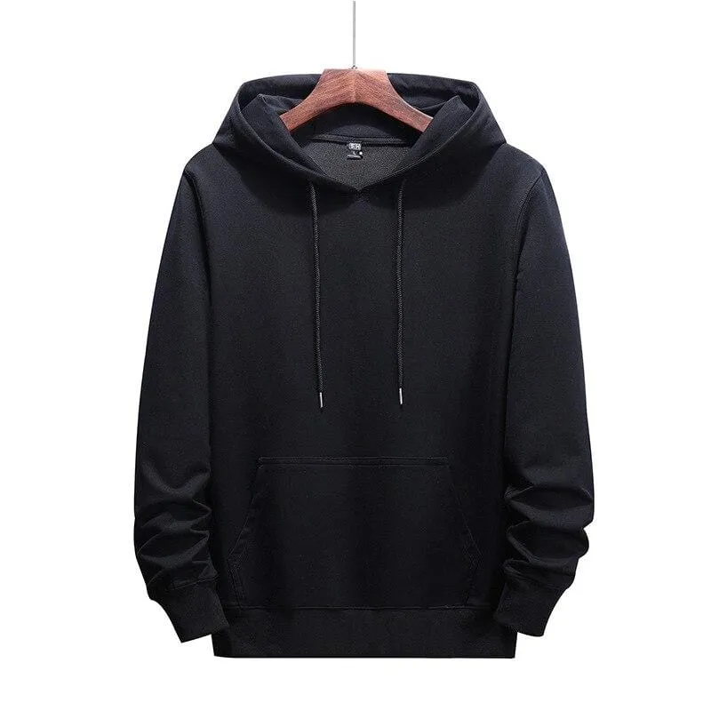 Große Größe 9XL Mode Hochwertiges Sweatshirt Männer Hip Hop Langarm Pullover Schwarz Grau Hoodies Streetwear Kleidung