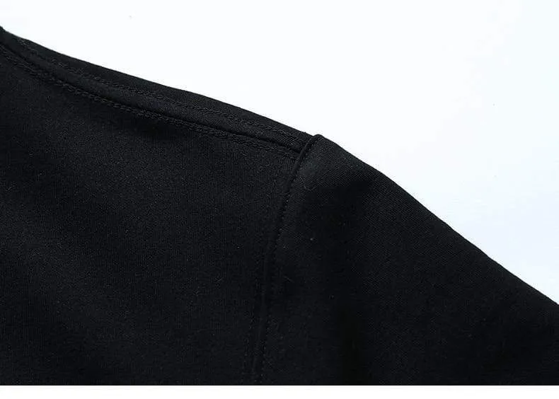 Große Größe 9XL Mode Hochwertiges Sweatshirt Männer Hip Hop Langarm Pullover Schwarz Grau Hoodies Streetwear Kleidung