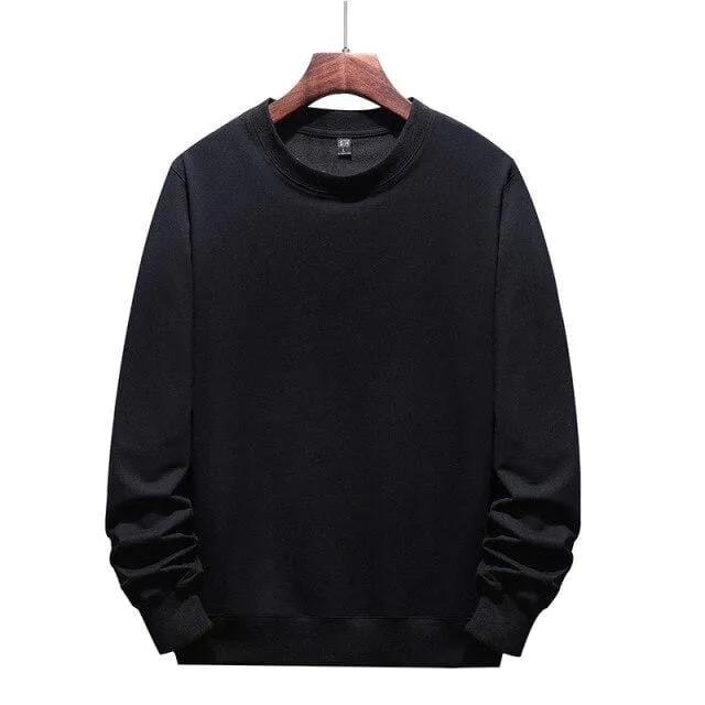 Große Größe 9XL Mode Hochwertiges Sweatshirt Männer Hip Hop Langarm Pullover Schwarz Grau Hoodies Streetwear Kleidung