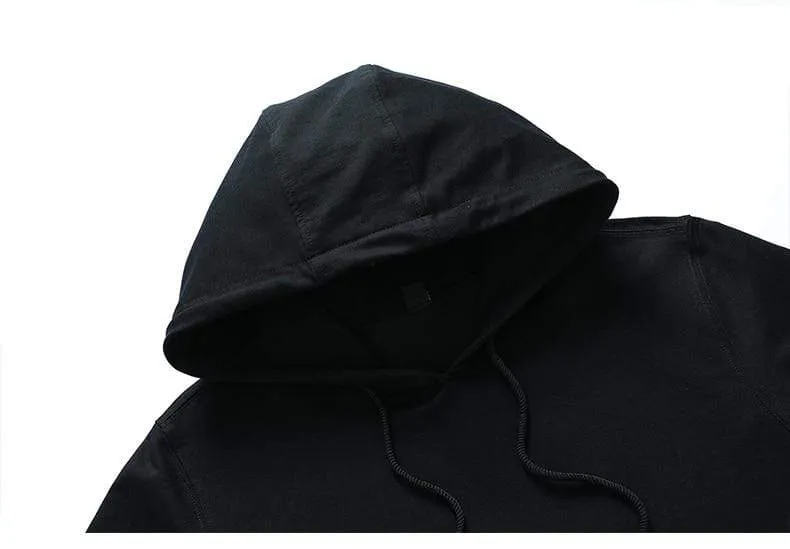 Große Größe 9XL Mode Hochwertiges Sweatshirt Männer Hip Hop Langarm Pullover Schwarz Grau Hoodies Streetwear Kleidung