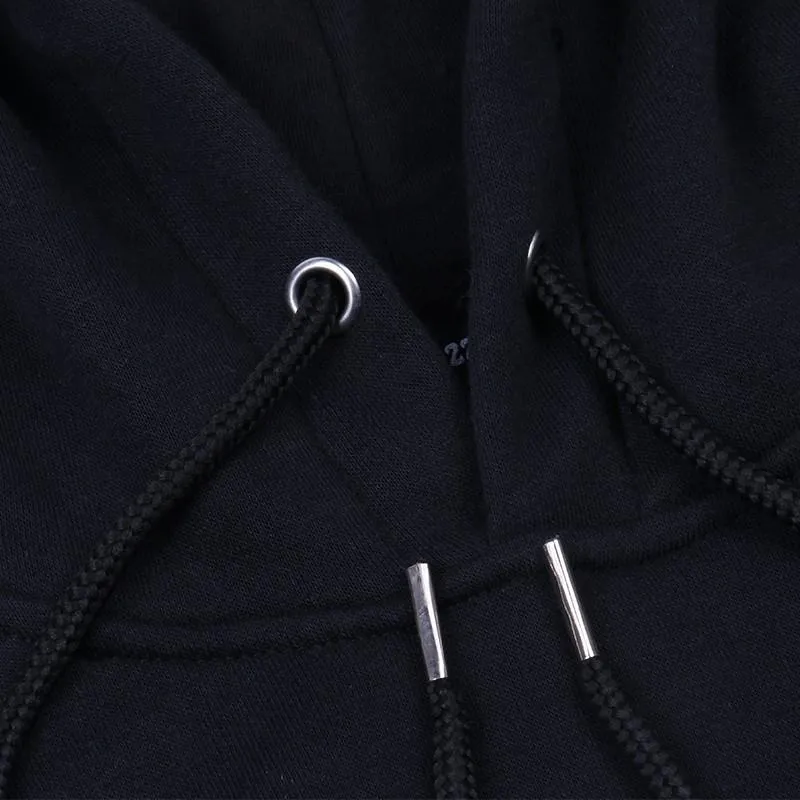 Streetwear Herren Lange Schwarze Hoodies Sweatshirts Feece extra lang Hoody Seitlicher Reißverschluss Longline Hip Hop verlängert für Männer Hoodie