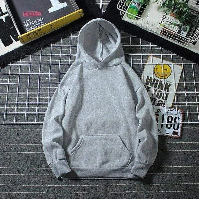 Hoodies Sweatshirts Mode Einfarbig Schwarz Grau Gelb Mit Kapuze Hip Hop Fleece Hoody Herren Marke Hoodie Streetwear