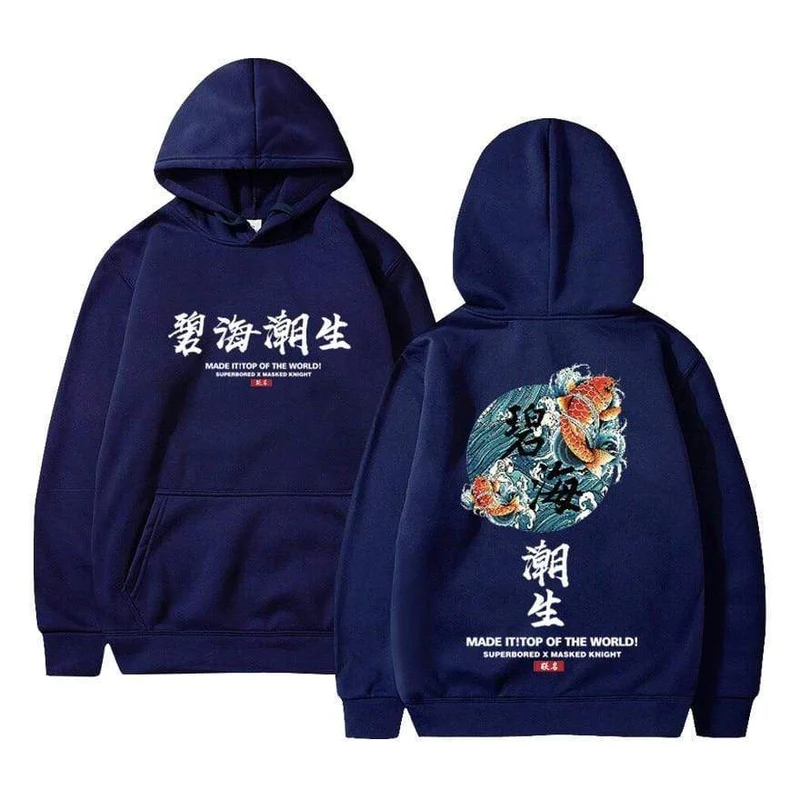 Streetwear Chinesische zeichen Männer Hoodies Sweatshirts Mode Herbst Hip Hop Schwarz Hoodie Erkek sweatshirt