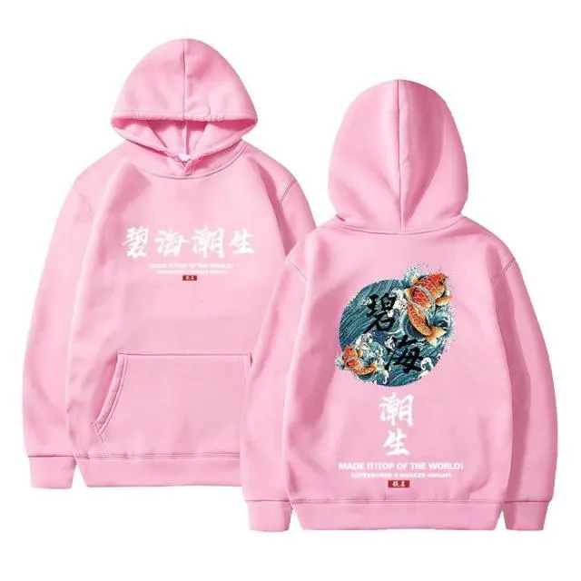 Streetwear Chinesische zeichen Männer Hoodies Sweatshirts Mode Herbst Hip Hop Schwarz Hoodie Erkek sweatshirt
