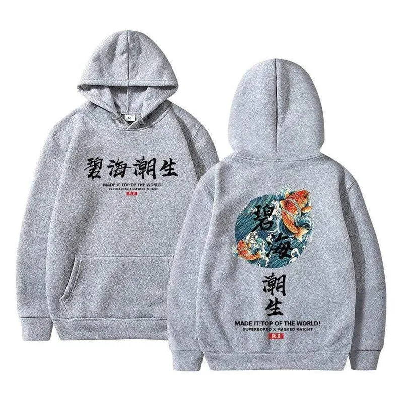 Streetwear Chinesische zeichen Männer Hoodies Sweatshirts Mode Herbst Hip Hop Schwarz Hoodie Erkek sweatshirt