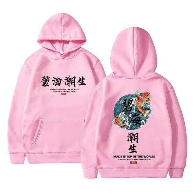 Streetwear Chinesische zeichen Männer Hoodies Sweatshirts Mode Herbst Hip Hop Schwarz Hoodie Erkek sweatshirt