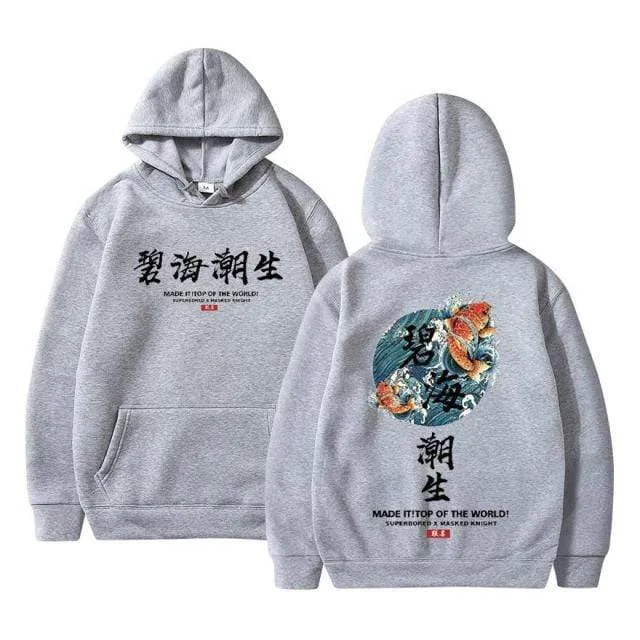 Streetwear Chinesische zeichen Männer Hoodies Sweatshirts Mode Herbst Hip Hop Schwarz Hoodie Erkek sweatshirt