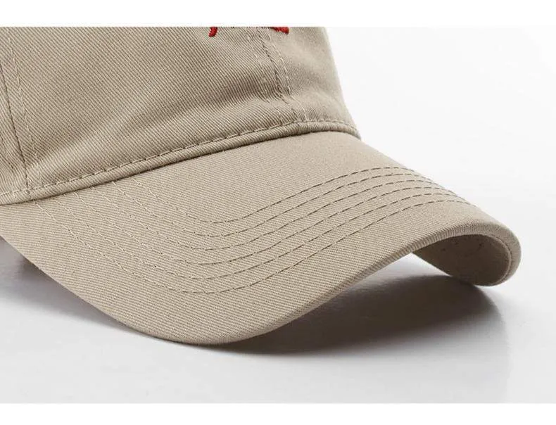 Modische Baseballkappe für Damen und Herren, Retro-Dad-Mützen, Sommer-Visierkappe für draußen, Unisex-Snapback-Mütze, Fisch-Stickerei-Mütze