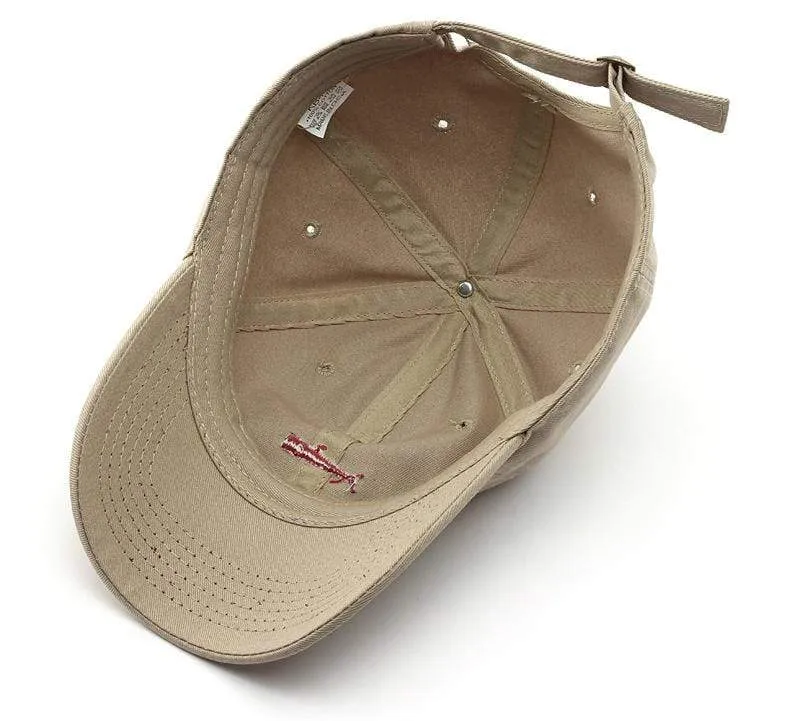 Modische Baseballkappe für Damen und Herren, Retro-Dad-Mützen, Sommer-Visierkappe für draußen, Unisex-Snapback-Mütze, Fisch-Stickerei-Mütze