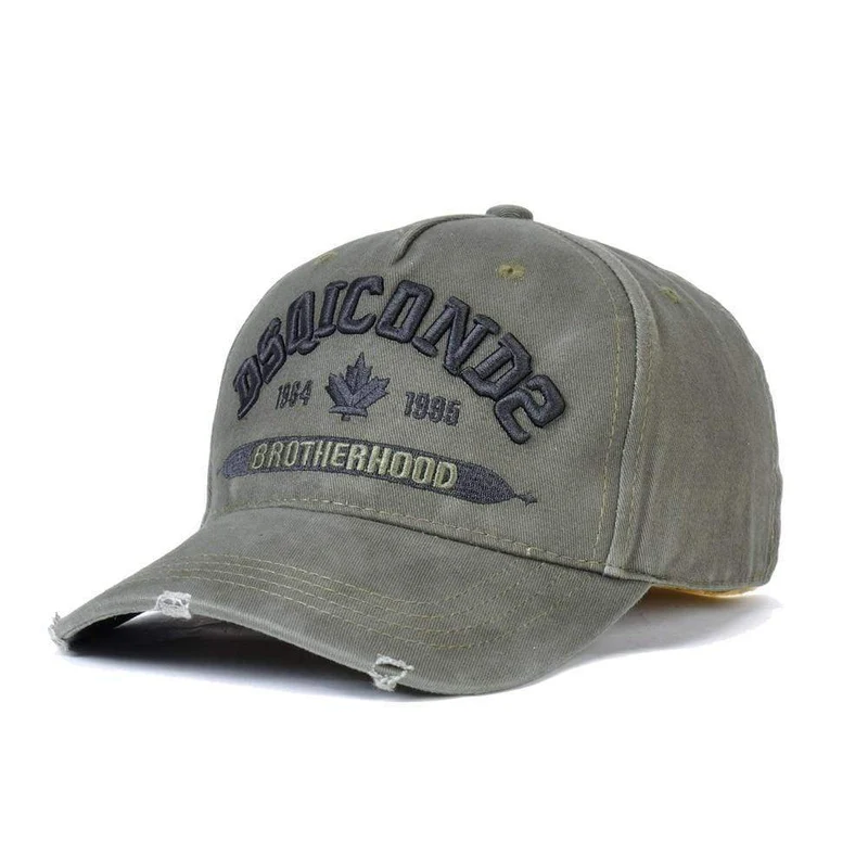Baseball Cap Herren Damen Mütze Schwarz Stickerei DSQ2 Buchstaben Casual Cap Hip Hop Cap Snapback Caps Bone Dad Hat
