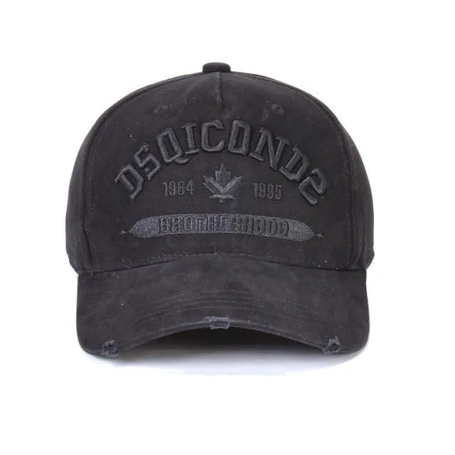 Baseball Cap Herren Damen Mütze Schwarz Stickerei DSQ2 Buchstaben Casual Cap Hip Hop Cap Snapback Caps Bone Dad Hat