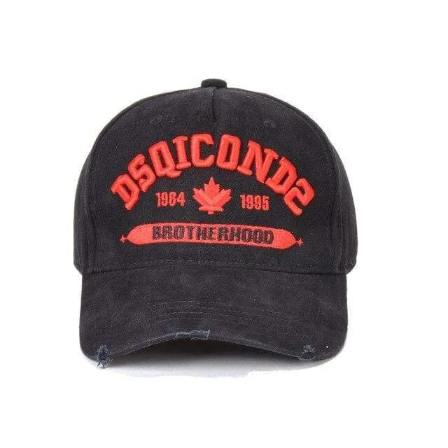 Baseball Cap Herren Damen Mütze Schwarz Stickerei DSQ2 Buchstaben Casual Cap Hip Hop Cap Snapback Caps Bone Dad Hat