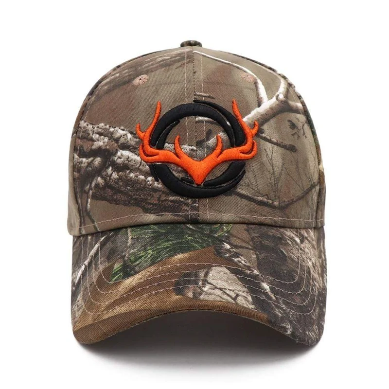 Baseball Kappe Angeln Caps Männer Outdoor Jagd Camouflage Dschungel Hut 3D Deer Kopf Wandern Casquette Hüte