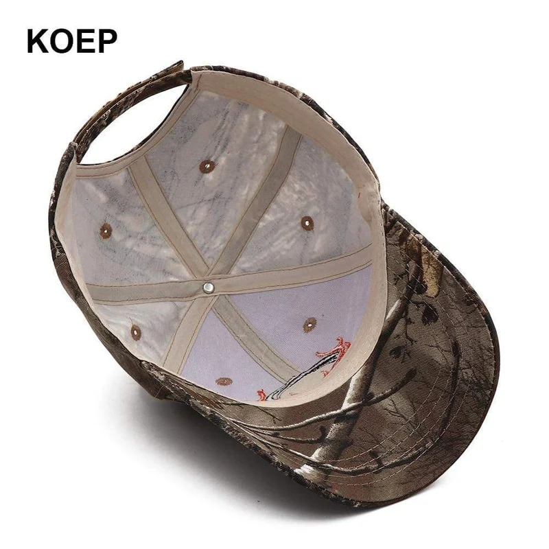 Baseball Kappe Angeln Caps Männer Outdoor Jagd Camouflage Dschungel Hut 3D Deer Kopf Wandern Casquette Hüte