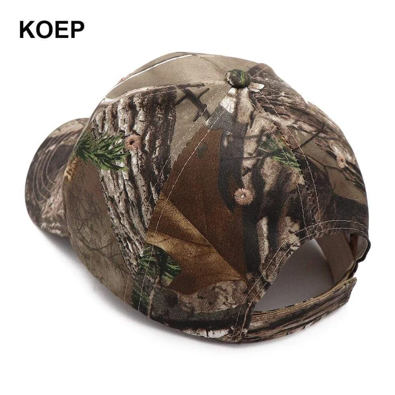 Baseball Kappe Angeln Caps Männer Outdoor Jagd Camouflage Dschungel Hut 3D Deer Kopf Wandern Casquette Hüte