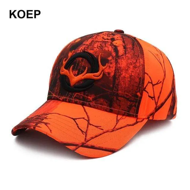 Baseball Kappe Angeln Caps Männer Outdoor Jagd Camouflage Dschungel Hut 3D Deer Kopf Wandern Casquette Hüte