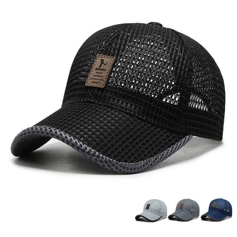 Unisex Männer Angeln Baseball Caps Frauen Atmungsaktive Mesh Snapback Hüte Schwarz Casual Sport Hüte Kappe