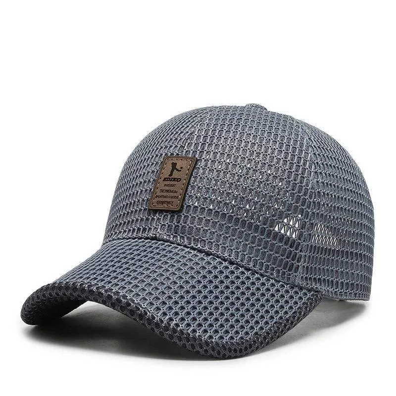 Unisex Männer Angeln Baseball Caps Frauen Atmungsaktive Mesh Snapback Hüte Schwarz Casual Sport Hüte Kappe