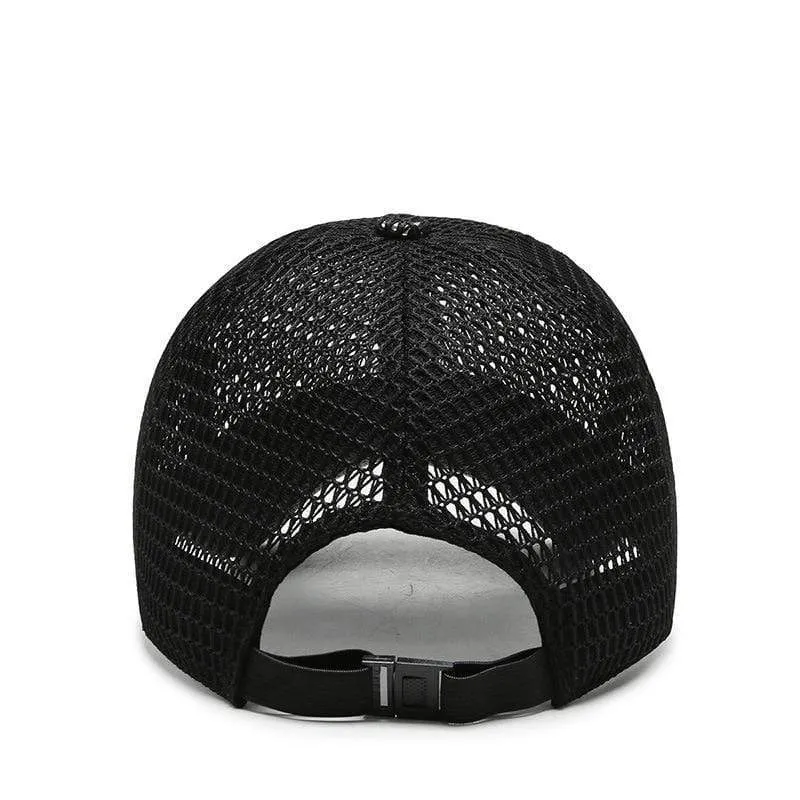 Unisex Männer Angeln Baseball Caps Frauen Atmungsaktive Mesh Snapback Hüte Schwarz Casual Sport Hüte Kappe