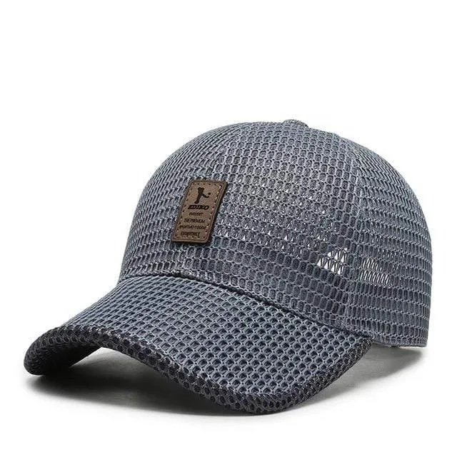 Unisex Männer Angeln Baseball Caps Frauen Atmungsaktive Mesh Snapback Hüte Schwarz Casual Sport Hüte Kappe