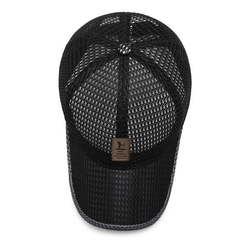 Unisex Männer Angeln Baseball Caps Frauen Atmungsaktive Mesh Snapback Hüte Schwarz Casual Sport Hüte Kappe