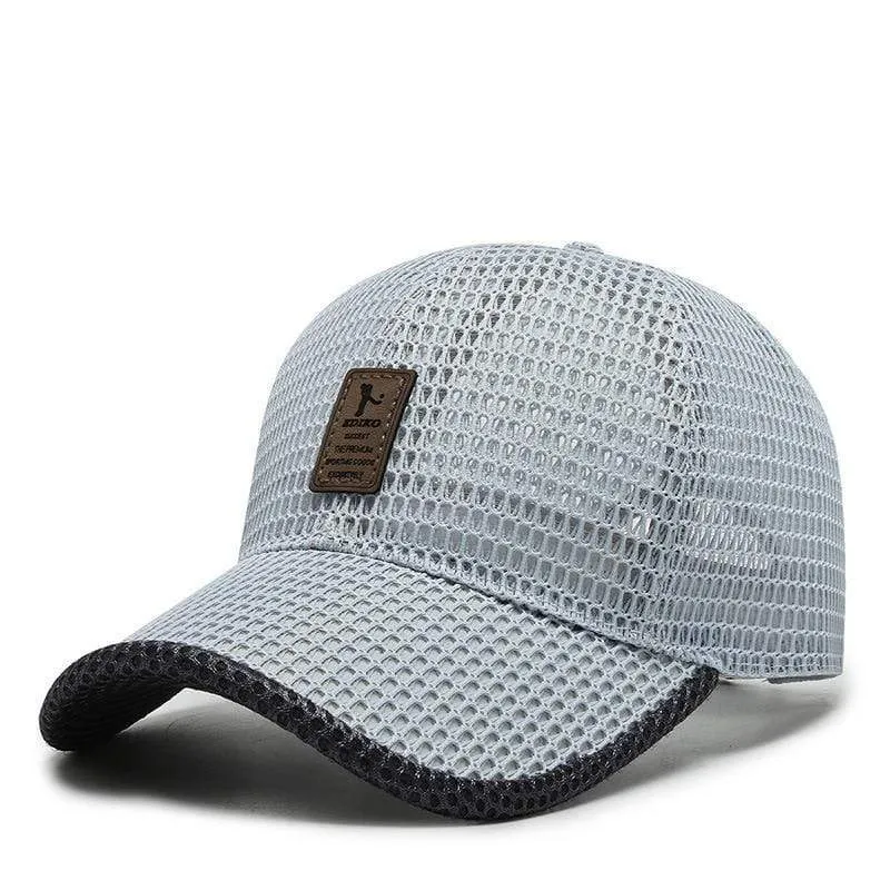 Unisex Männer Angeln Baseball Caps Frauen Atmungsaktive Mesh Snapback Hüte Schwarz Casual Sport Hüte Kappe