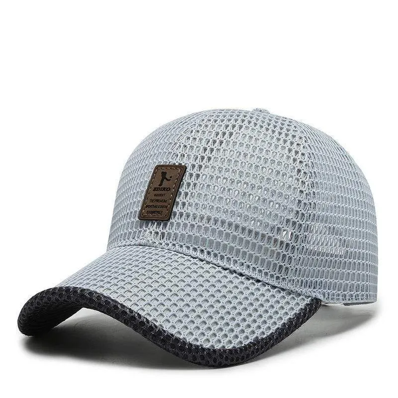 Unisex Männer Angeln Baseball Caps Frauen Atmungsaktive Mesh Snapback Hüte Schwarz Casual Sport Hüte Kappe
