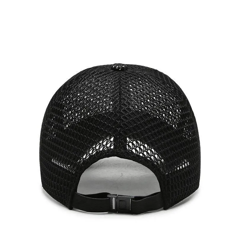 Unisex Männer Angeln Baseball Caps Frauen Atmungsaktive Mesh Snapback Hüte Schwarz Casual Sport Hüte Kappe